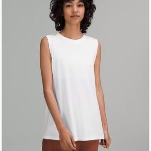 Lululemon All Yours White Tank Top Sleeveless Shirt 14